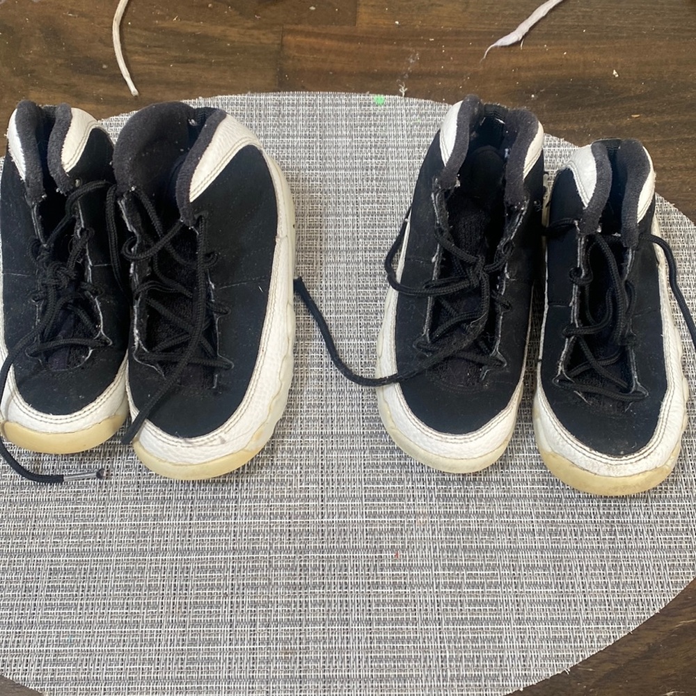 Size 9/10 Jordans great condition 10.other is fair  9 some yellowing